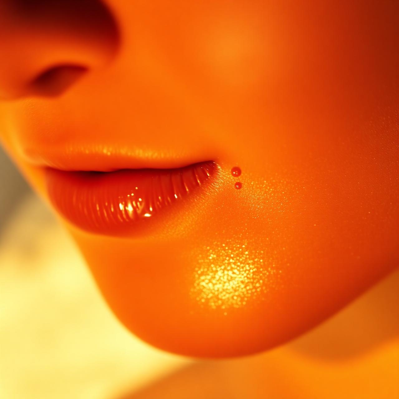 Peau dorée éclatante au soleil